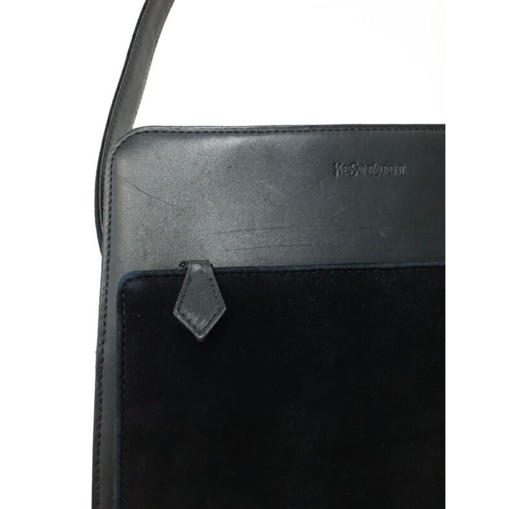 Saint Laurent Yves Laurent Leather Shoulder Bag - Picture 7 of 9